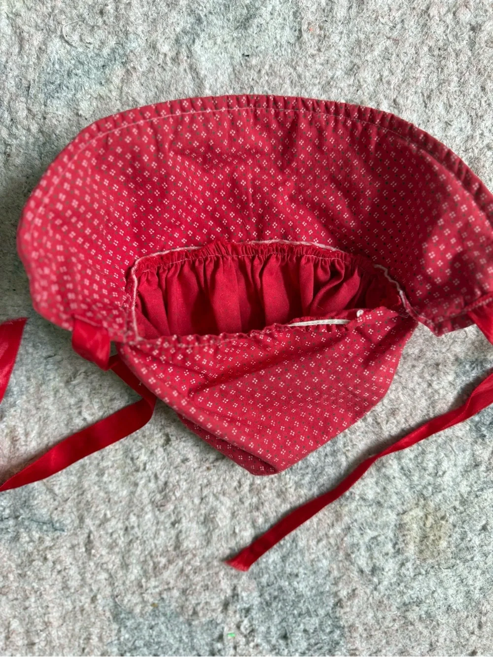 Vintage Handmade Baby Bonnet